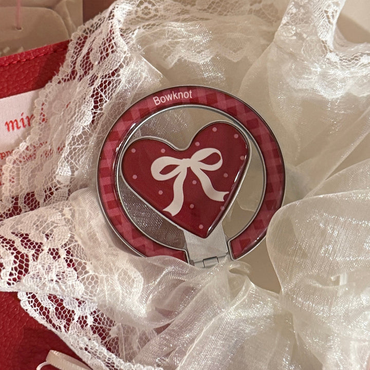Heart-shaped hand mirror Bowlift