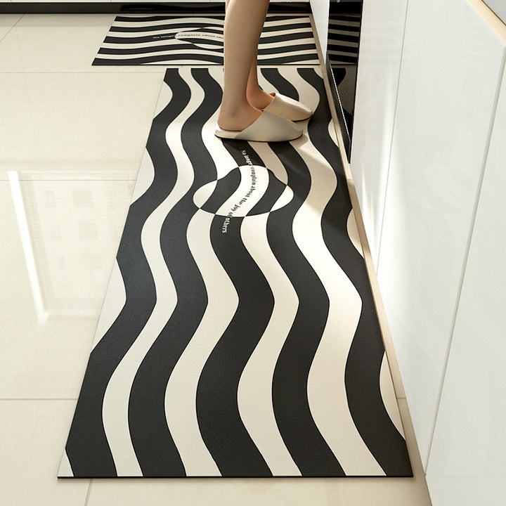 Stylish Floral Kitchen Mat