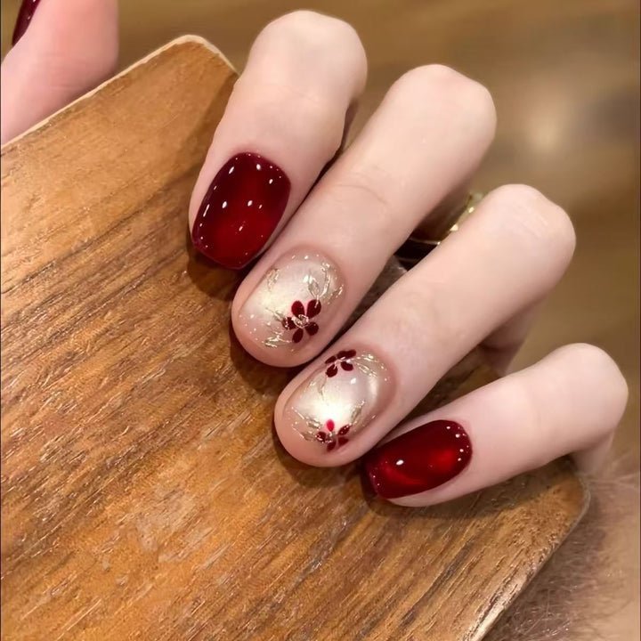 Elegant Floral Nail Art Kit Bowlift