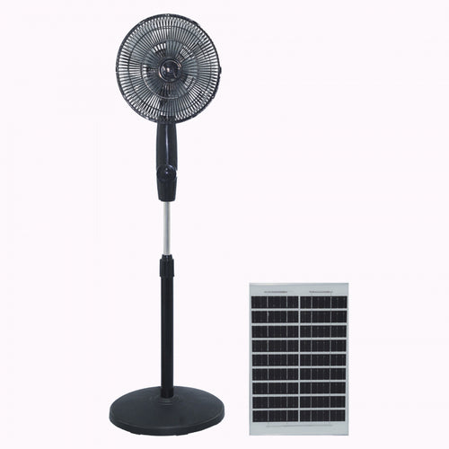Ladies Solar-Powered Stand Fan Bowlift