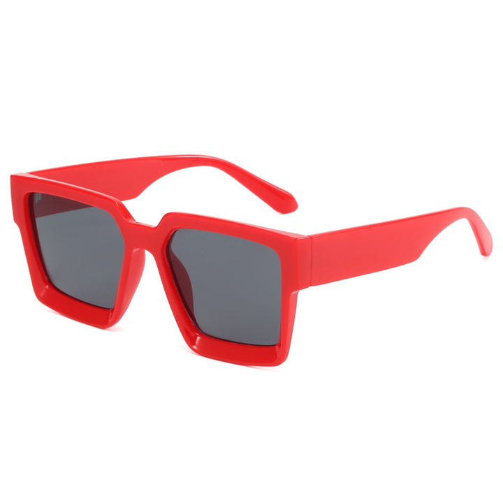 Ladies Oversized Sunglasses with Fashionable Transparent Frame Bowlift