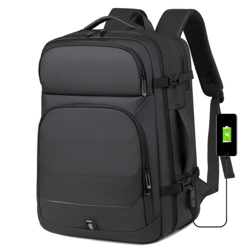 High-Capacity Organized Travel Backpack Bowlift