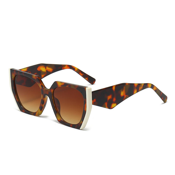 Women Oversized Sunglasses with Distinct Angular Design Bowlift