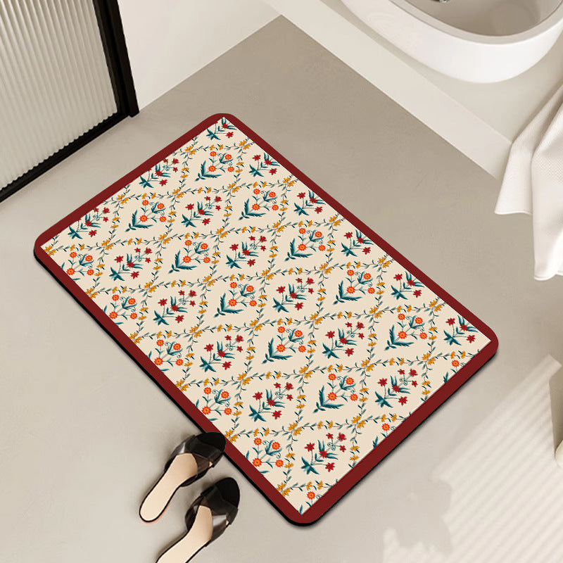 Charming Decorative Bath Mat Bowlift