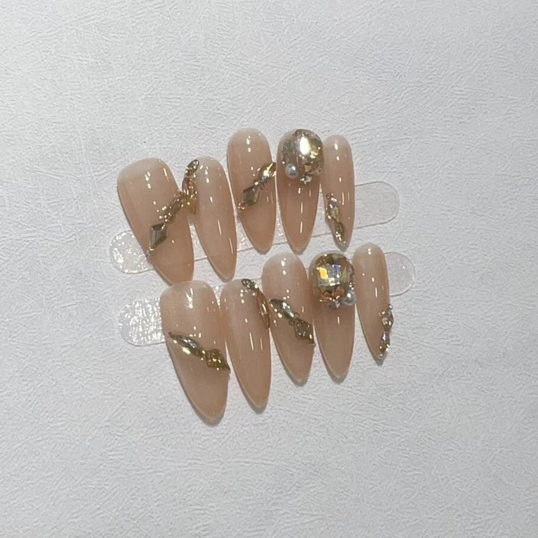 Stylish Stiletto Press-On Nail Set Bowlift