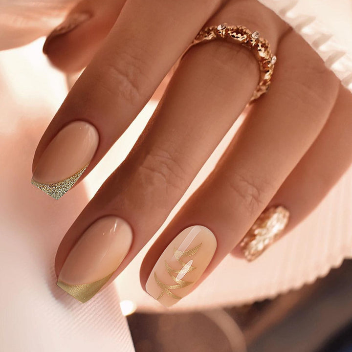 Elegant Luxury Press-On Nail Set Bowlift