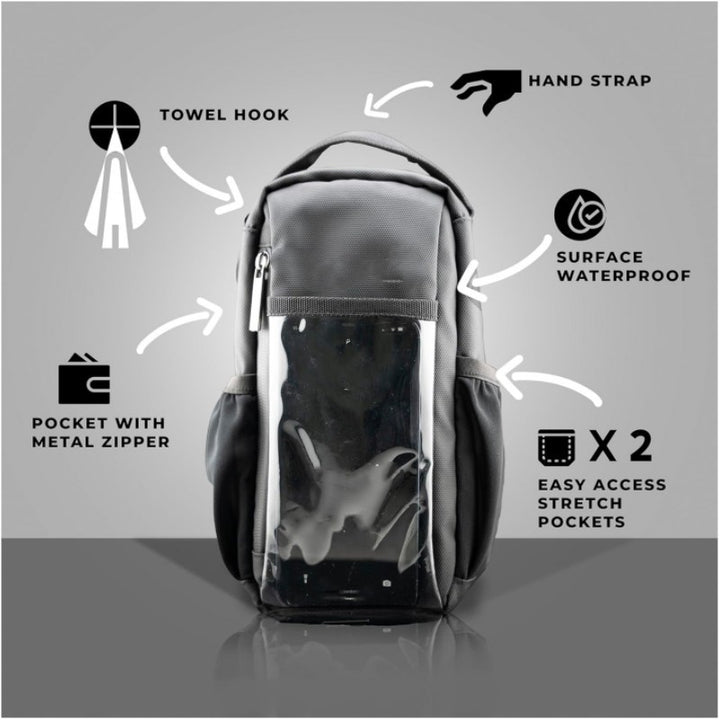 Multifunctional backpack with viewing window Bowlift