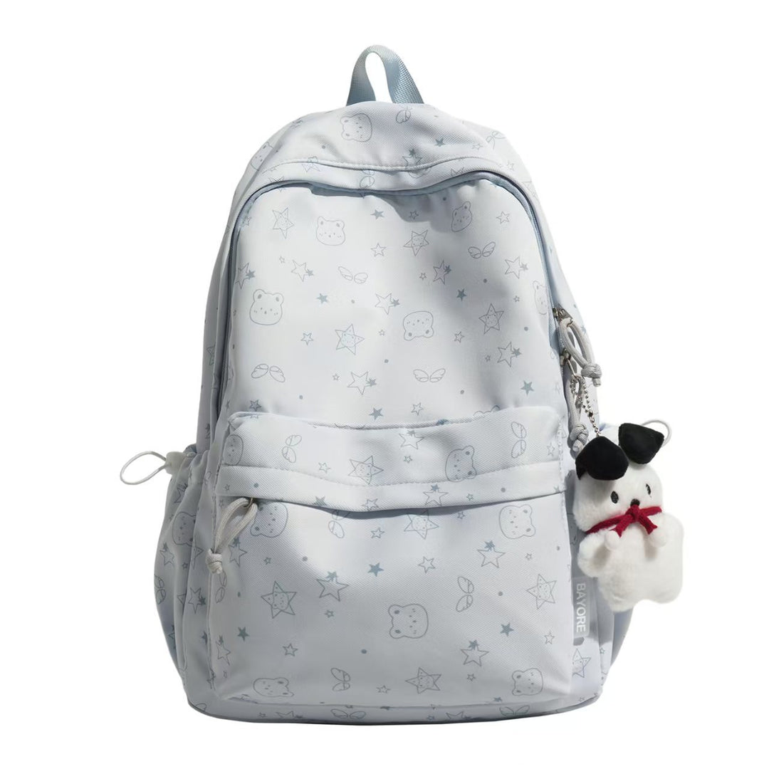 Multi-Pocket Character-Themed Backpack Bowlift