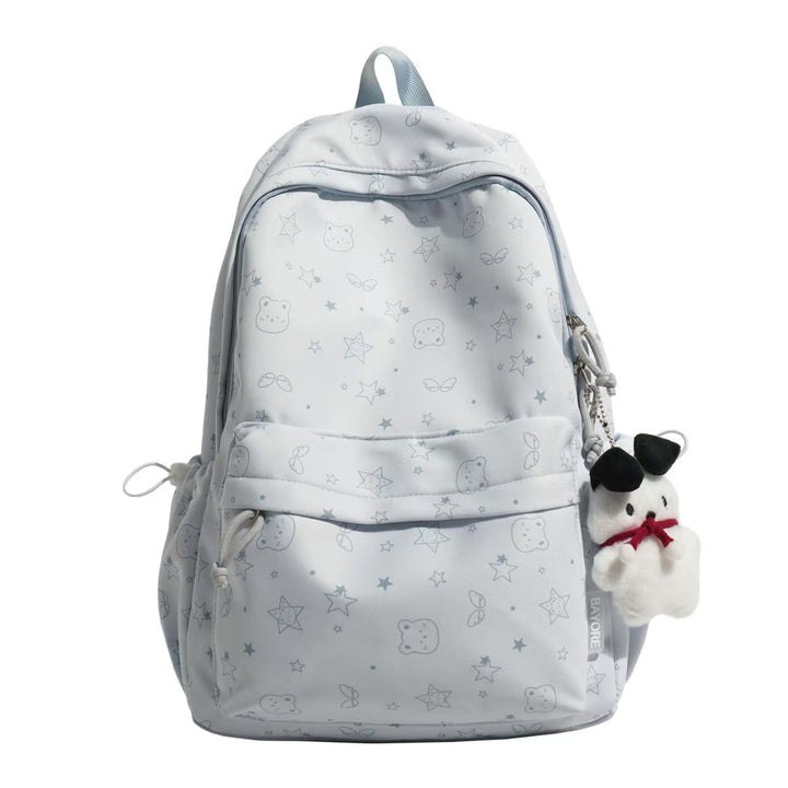 Backpack with Charming Animal and Star Pattern Bowlift