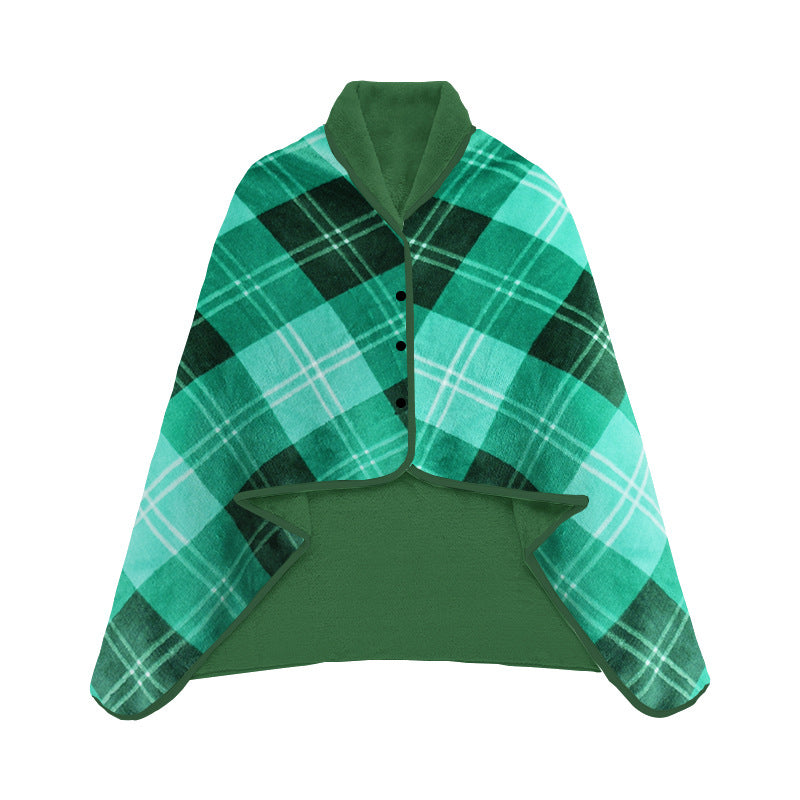 Women's stylish throw blanket with button closure Bowlift