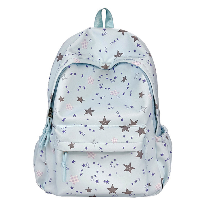 Star-Patterned Travel Backpack