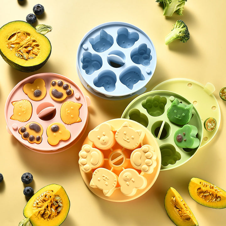 Silicone Ice Cube Tray with Animal Motifs Bowlift 1786711398