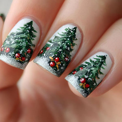 Festive Winter-Themed Nail Art Bowlift 1788155526
