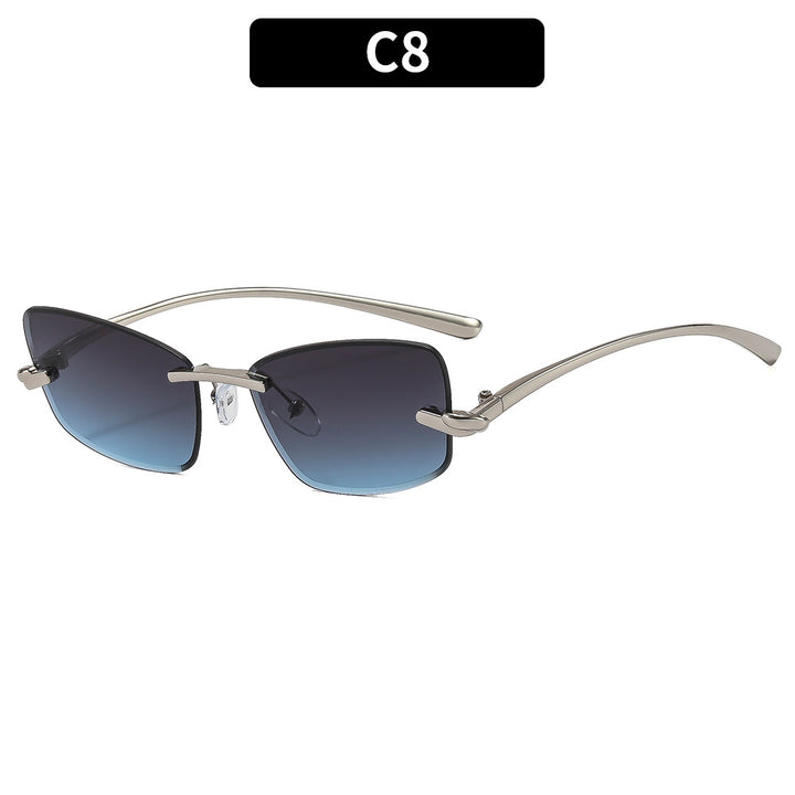 Sleek Modern Square Frame Sunglasses