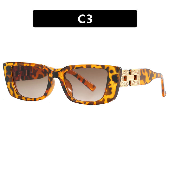 Women's trendy oversized sunglasses with unique leopard print Bowlift