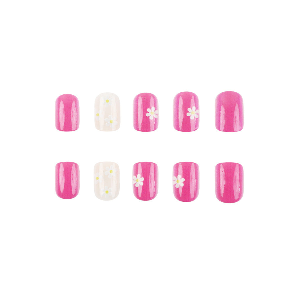 Floral Embellished Gel Nail Art Set Bowlift
