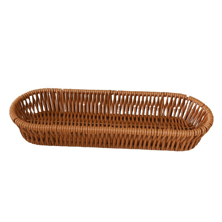 Stylish Woven Rectangular Serving Tray Bowlift