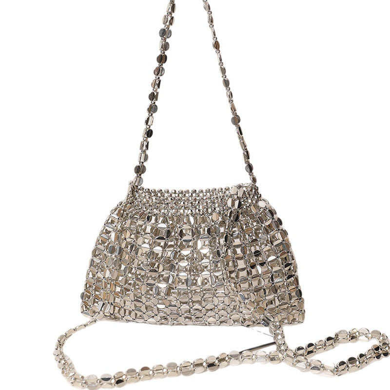 Fashionable Shoulder Bag In Sparkling Design Bowlift