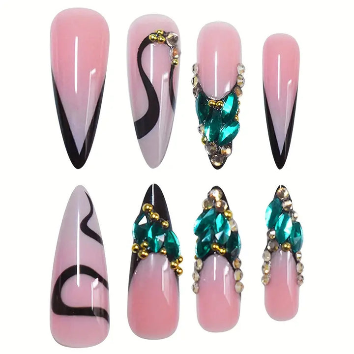 Decorative Acrylic Nail Extensions Bowlift