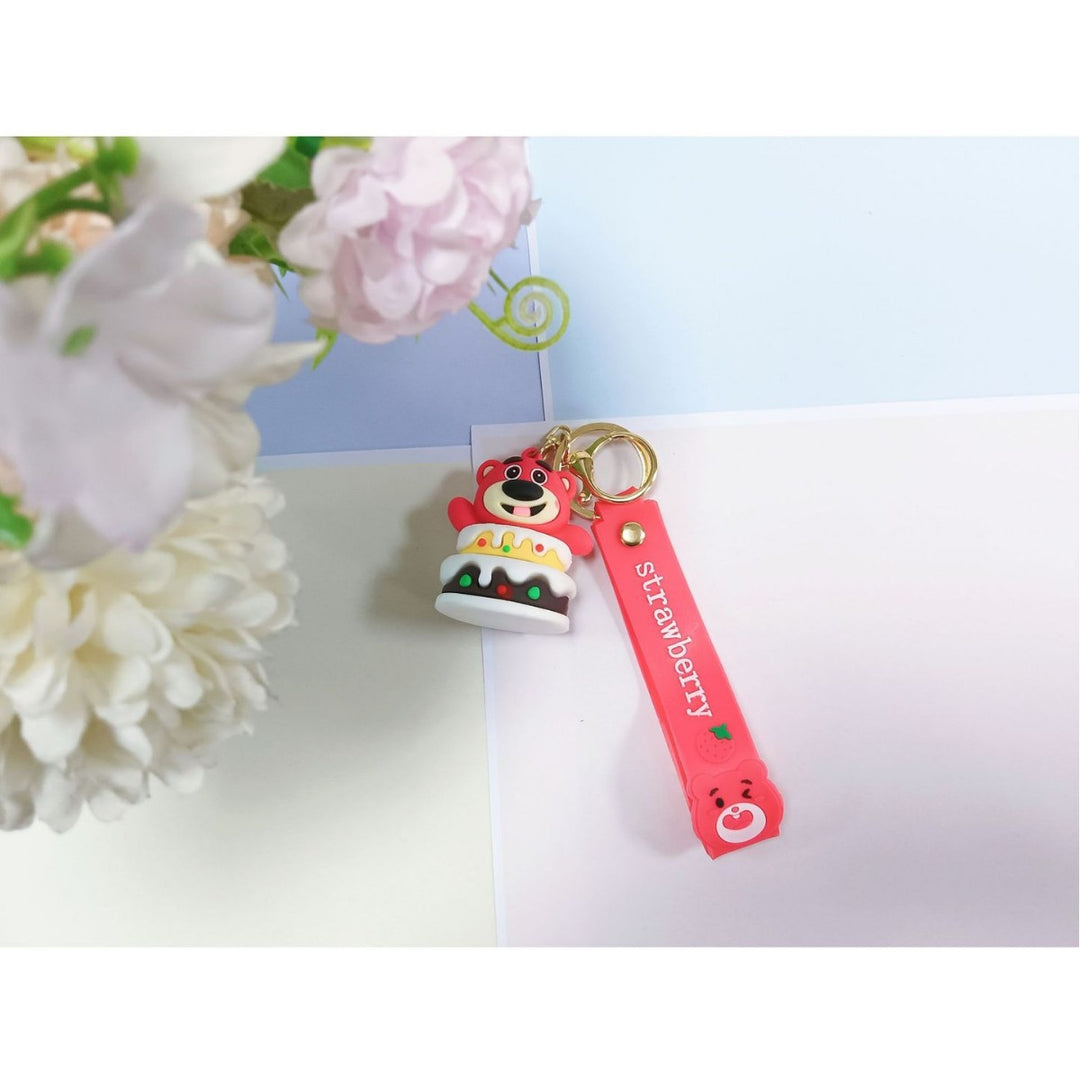 Unisex Cute Bear-Themed Keychain Bowlift