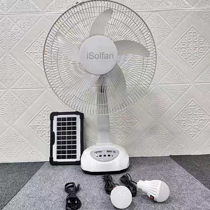Unisex Solar-Powered Fan Bowlift