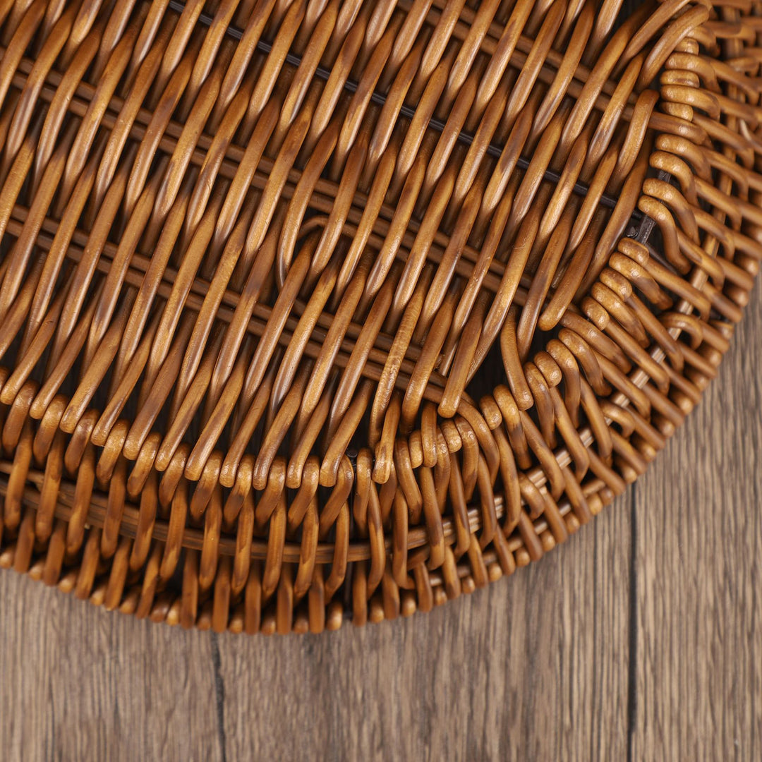 Natural Woven Serving Tray Bowlift