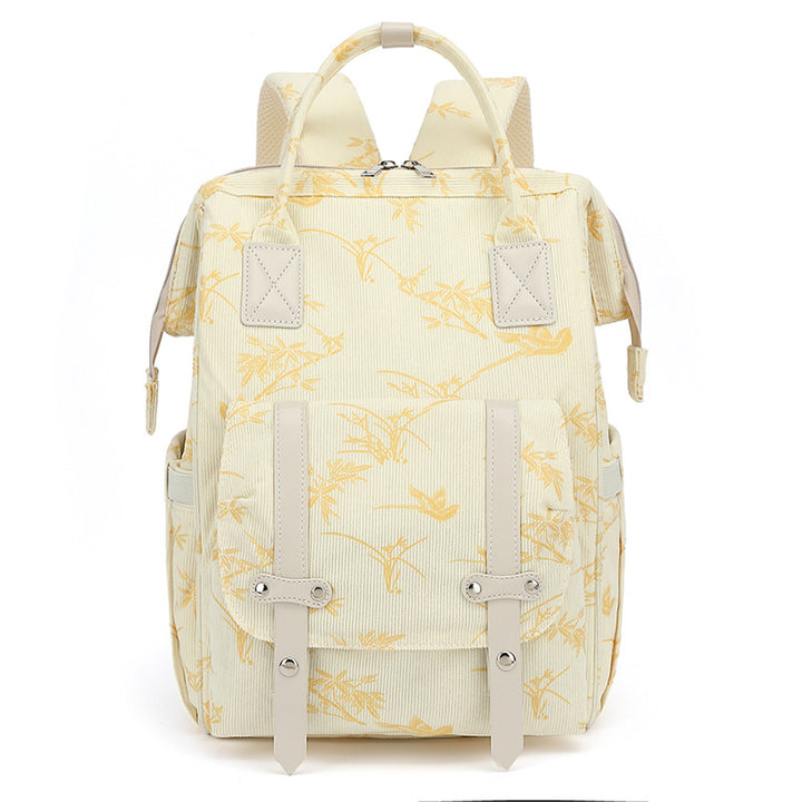 Stylish Floral Print Backpack Bowlift