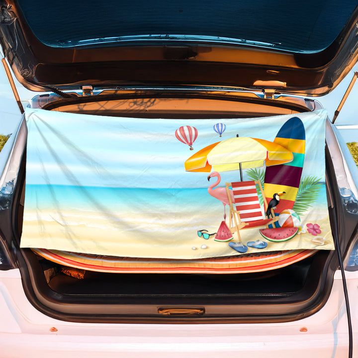 Beach blanket with cheerful summer motif Bowlift