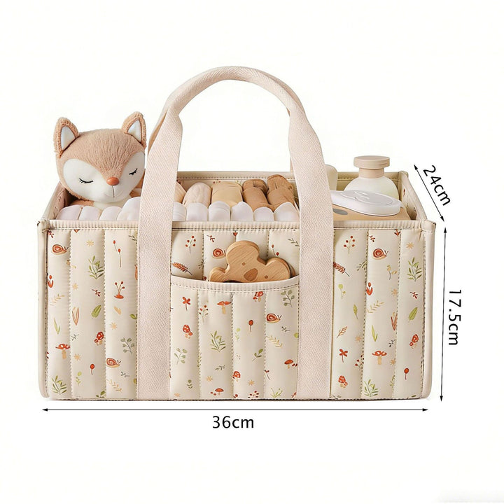 Versatile storage basket with compartments and charming animal motif Bowlift