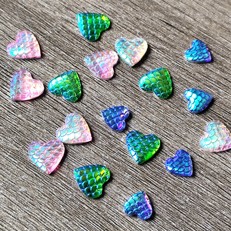Sparkling Heart-Shaped Decoration Stones Bowlift
