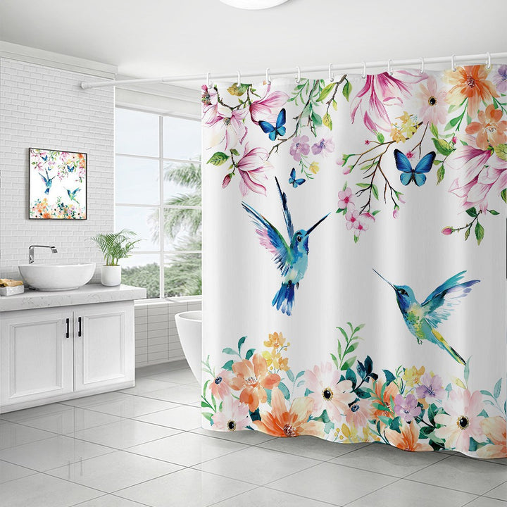 Nature-Inspired Shower Curtain Bowlift