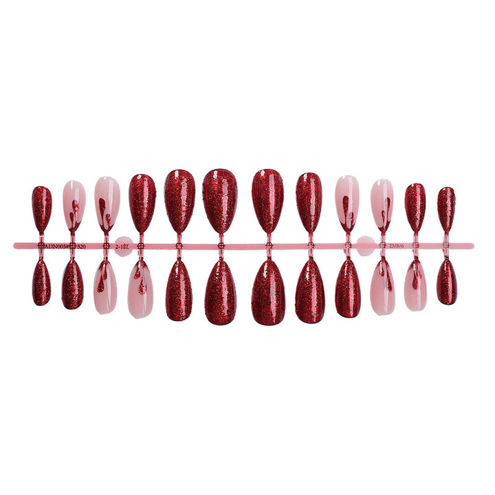 Glamorous Glittery Press-On Nail Set Bowlift