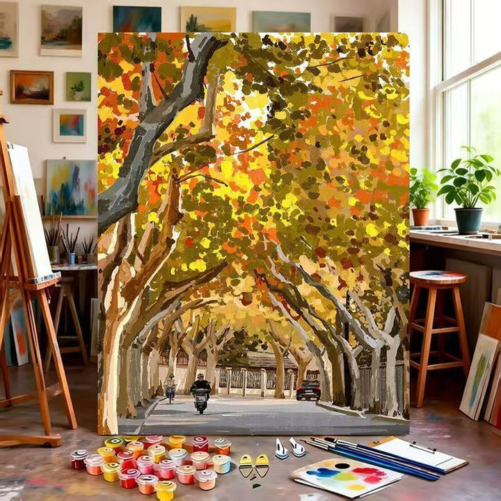 Artistic Landscape Canvas Painting Kit Bowlift