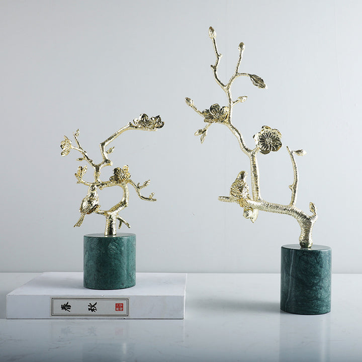 Decorative Floral Branch Sculpture