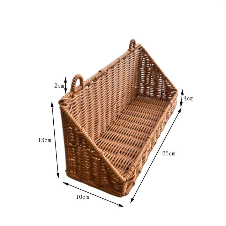 Decorative Woven Shelf Organizer Bowlift