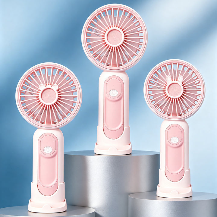 Ladies portable handheld fan with animal design Bowlift