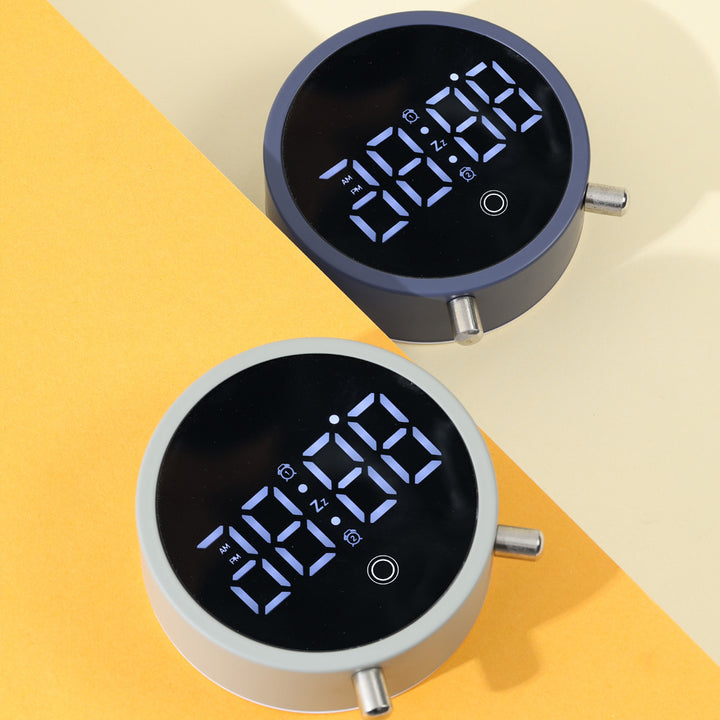 Digital LED Alarm Clock with Touch Snooze and Adjustable Stand Bowlift