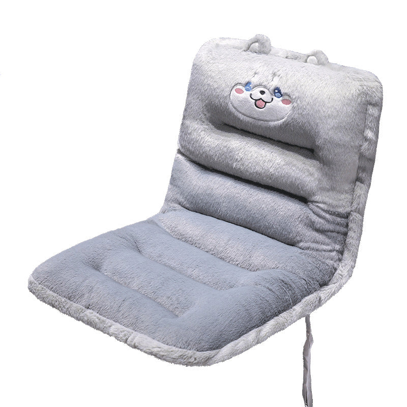 Plush seat cushion with animal design Bowlift