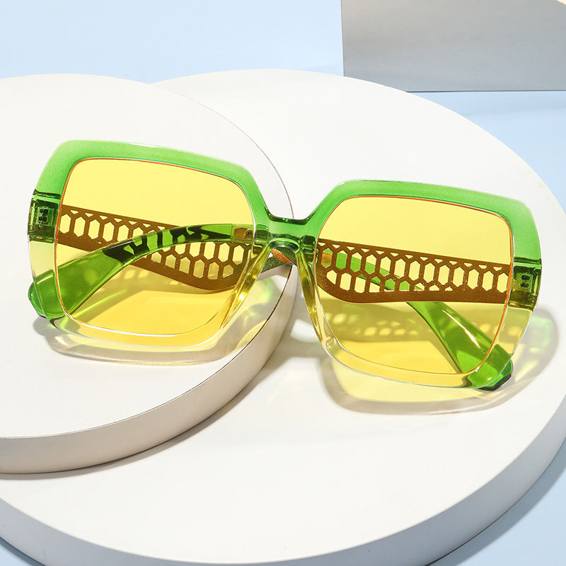 Women's Luxury Sunglasses with Fashionable Structured Frame Bowlift