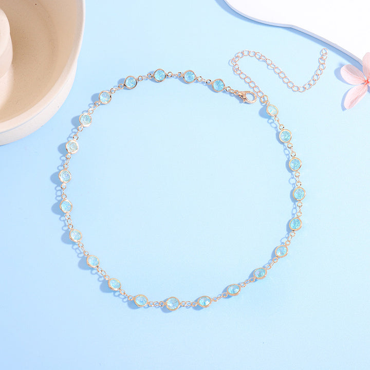 Sparkling Crystal Choker Necklace Bowlift