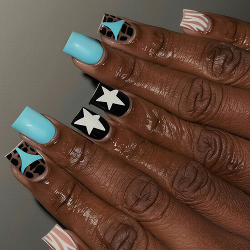 Artistic Decorative Press-On Nail Art Set Bowlift
