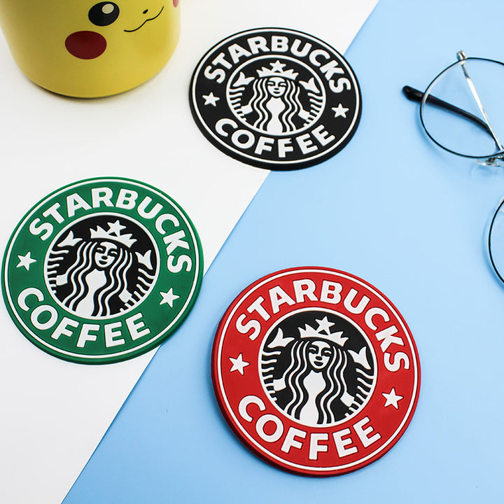 Unisex Decorative Silicone Coaster Bowlift