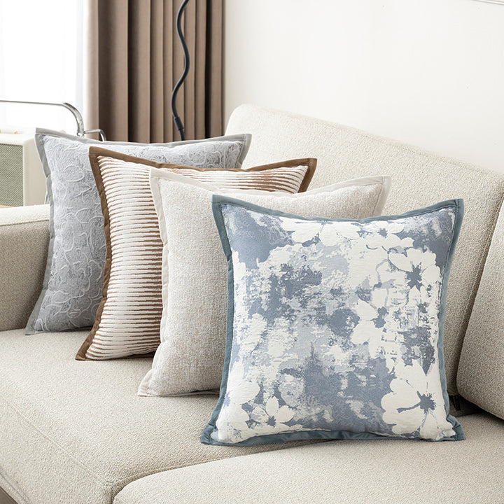 Layered Flower Accent Cushion