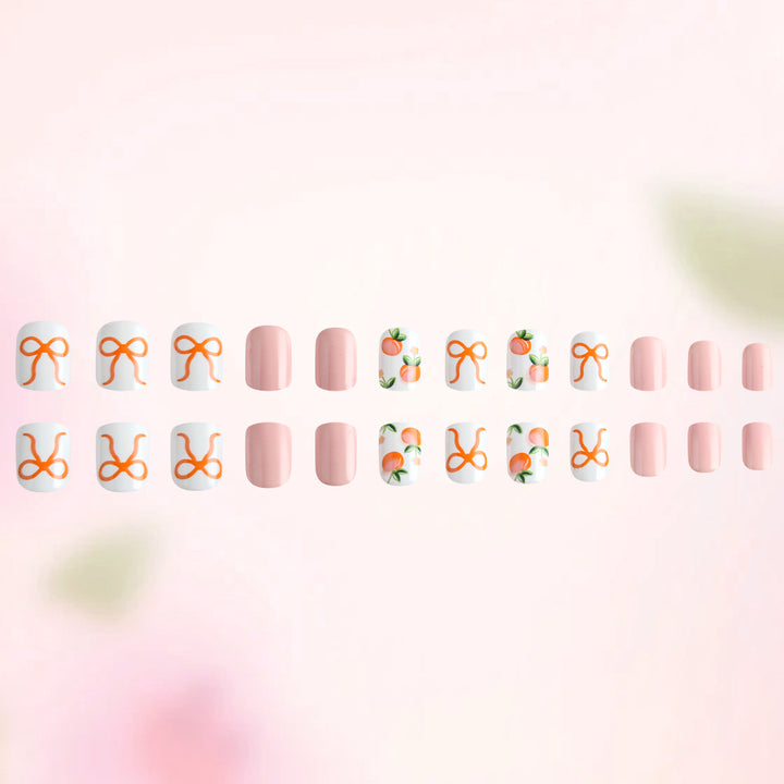 Artistic Themed Press-On Nail Set Bowlift