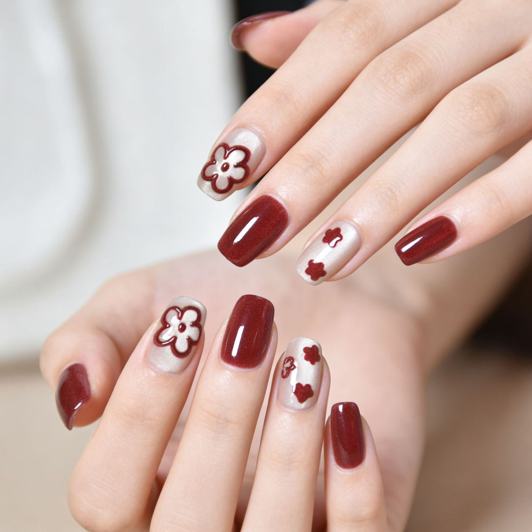Premium Press-On Nail Art Bowlift