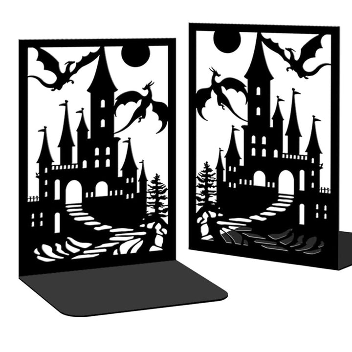 Fantasy Castle-Themed Decorative Bookends