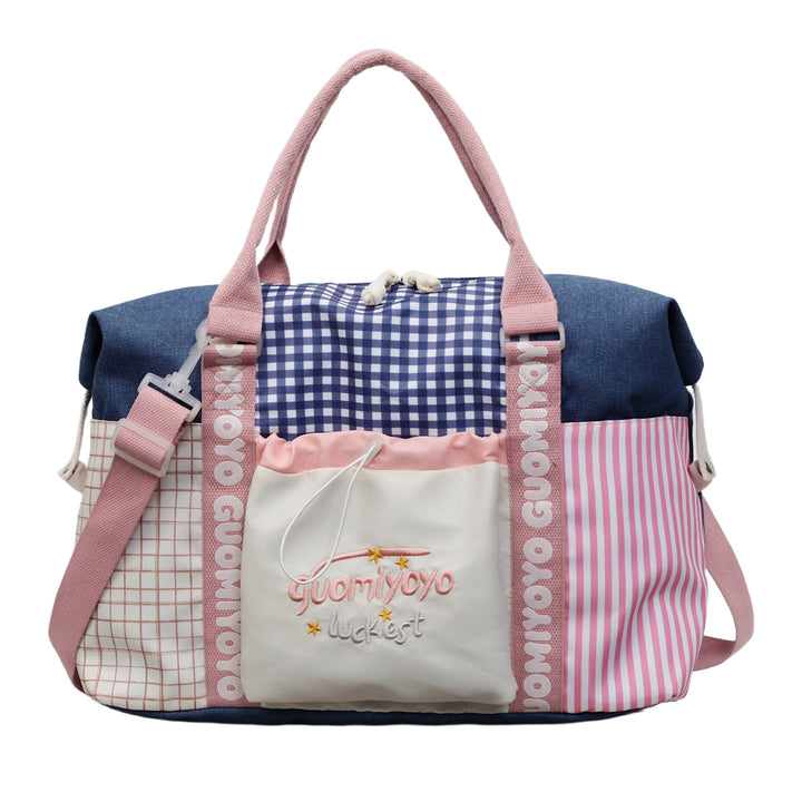 Chic Patchrk Travel Tote