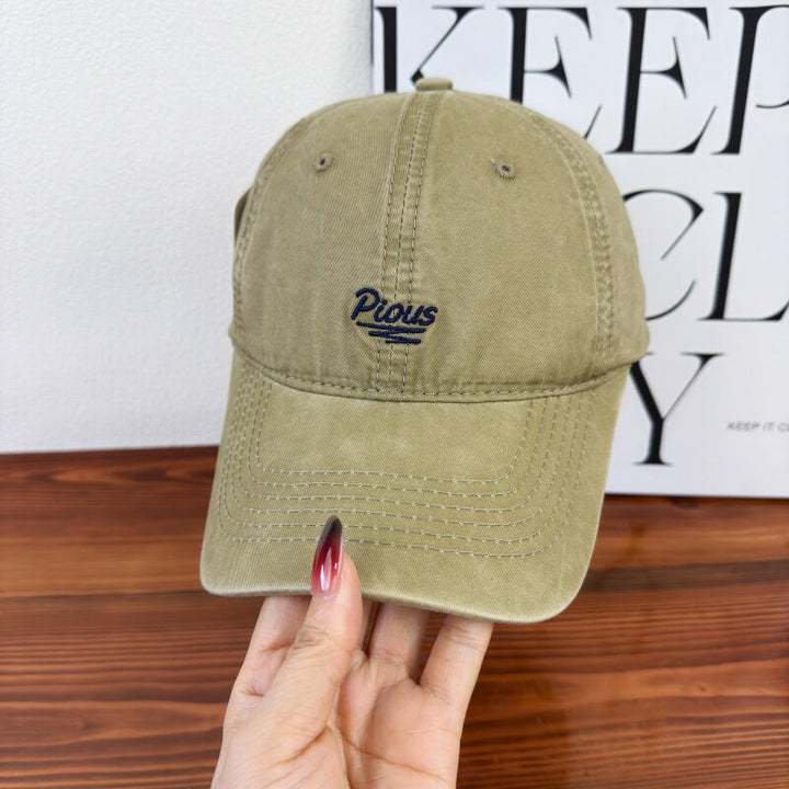 Men's Classic Distressed Adjustable Cap Bowlift