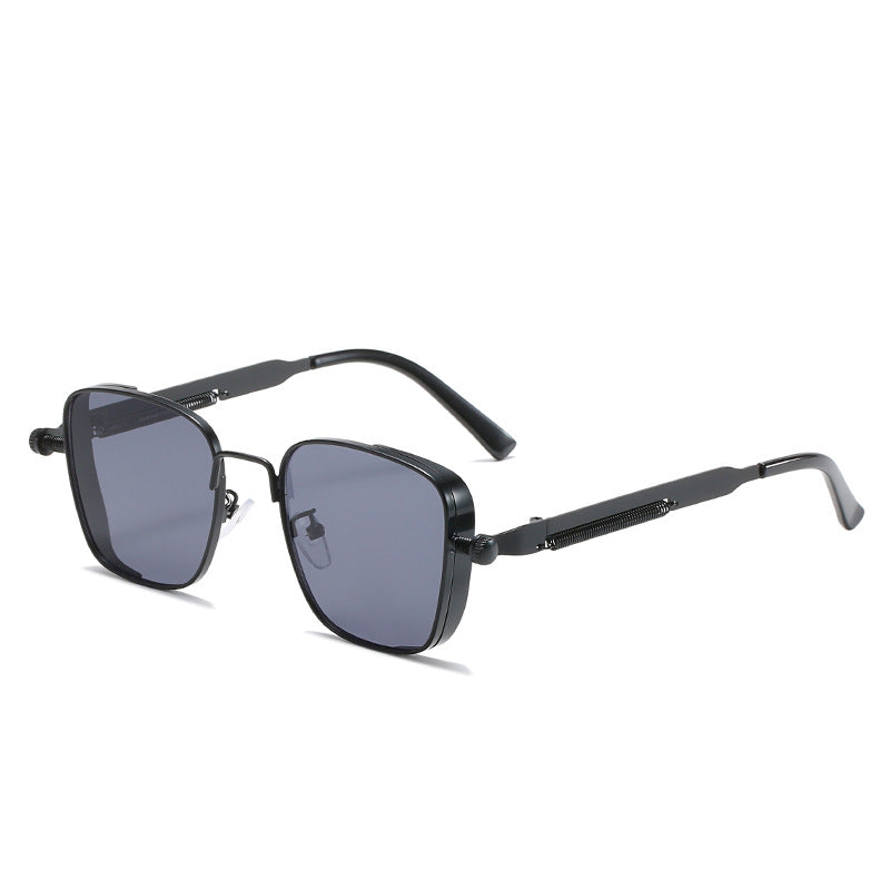 Women's modernist sunglasses in elegant metal frame Bowlift