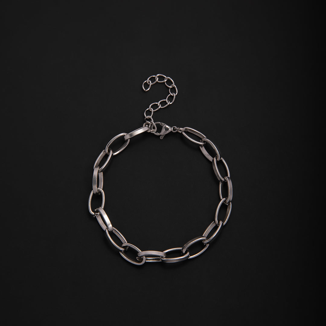 Textured Chain Link Bracelet Bowlift